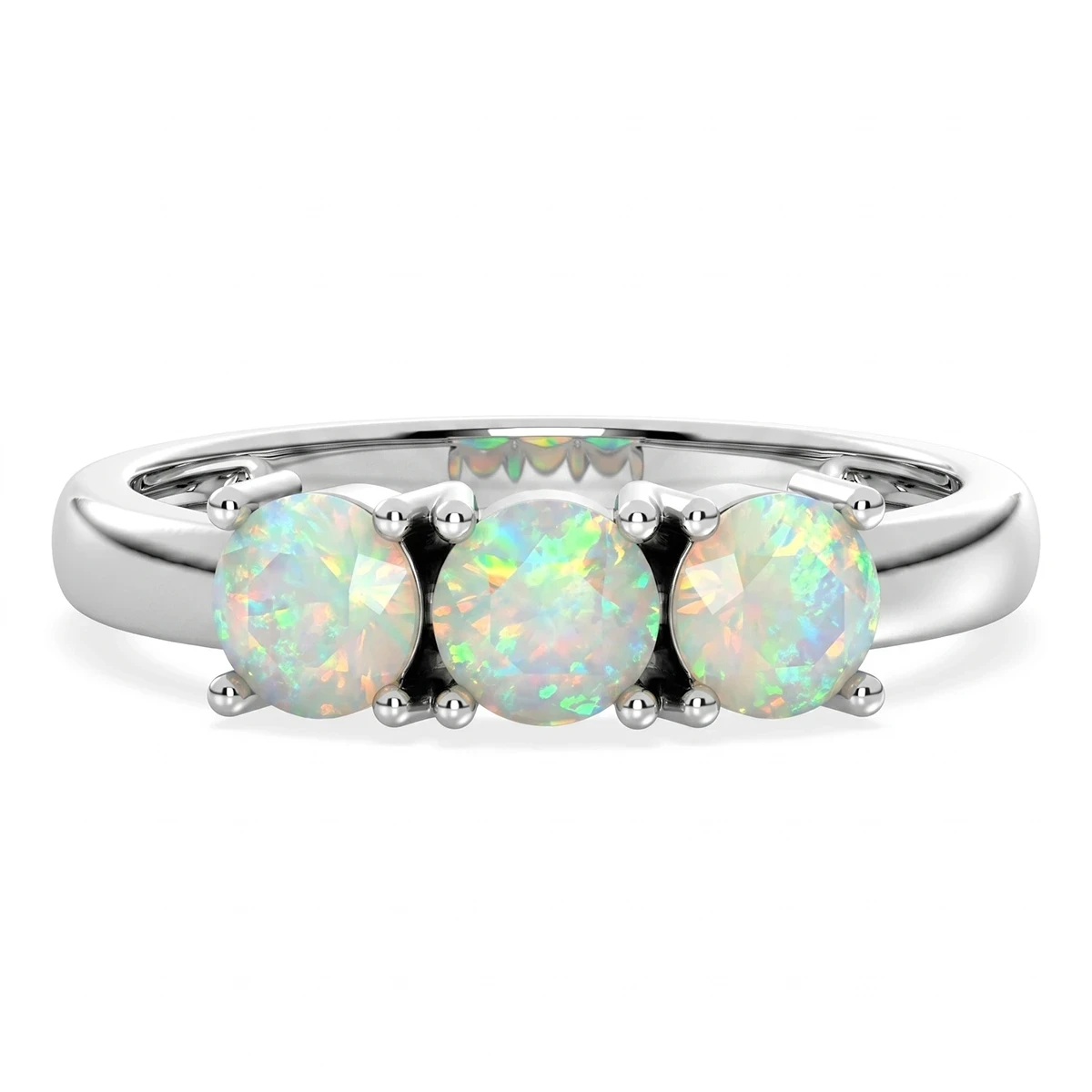 Zoey Opal Row Ring