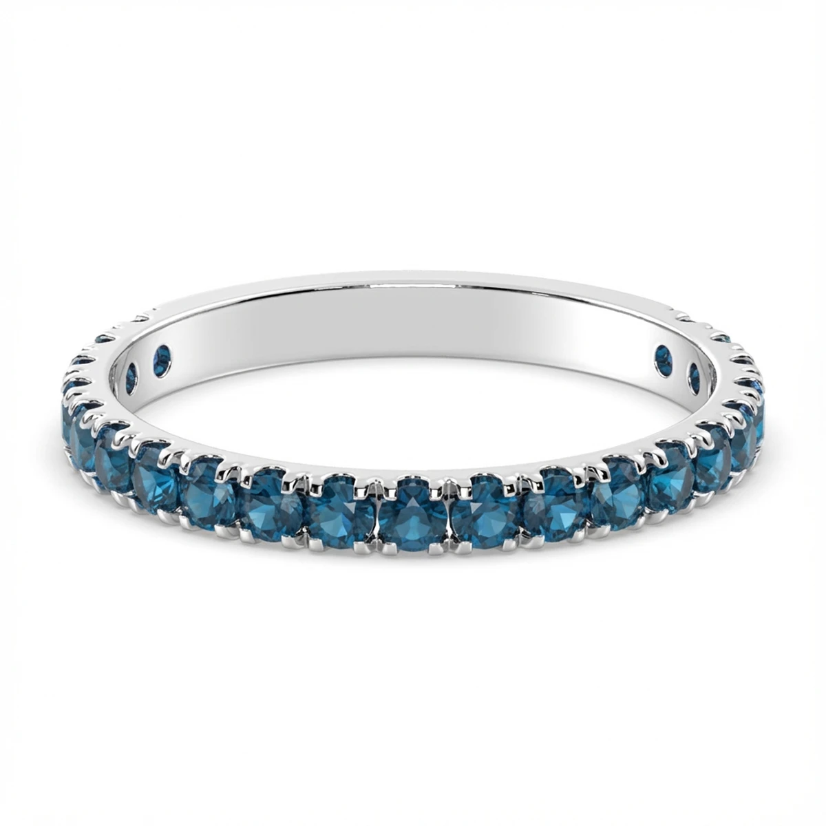 London Blue Topaz Eternity Ring