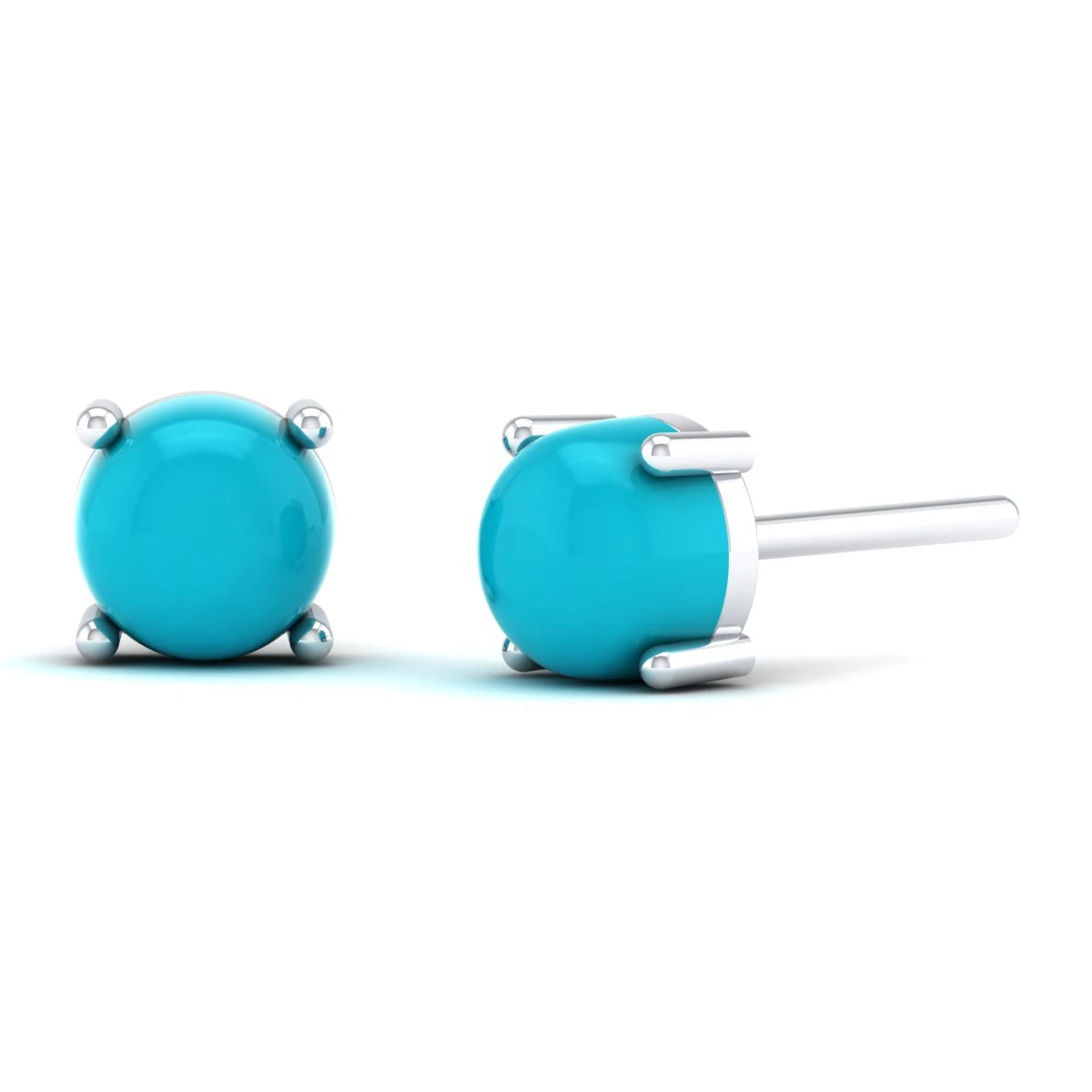 Natural Turquoise Studs