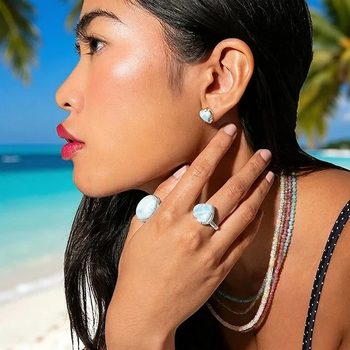 TideKiss Larimar Ring