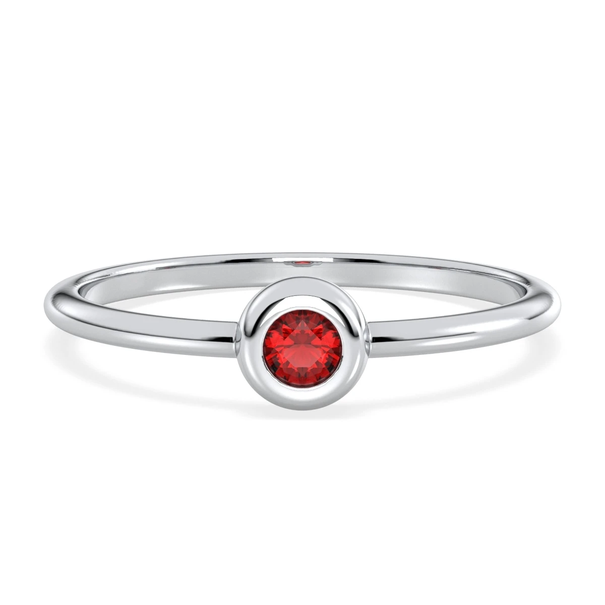Cute dainty Garnet ring